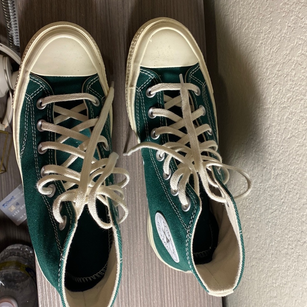 GREEN CUSTOMIZED CONVERSE
